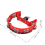 Half Moon Music Hand Bell Percussie-instrumentbegeleiding 4