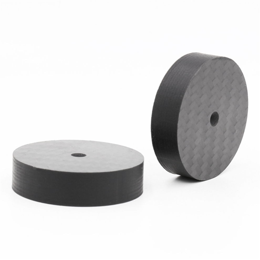 Carbon Fiber Speaker Isolation 40X10mm Spikes Base Pad Hifi Amp 4714141512518