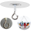 6Pcs Adhesive Ceiling Hooks for Popcorn Concrete Ceiling Wall 5