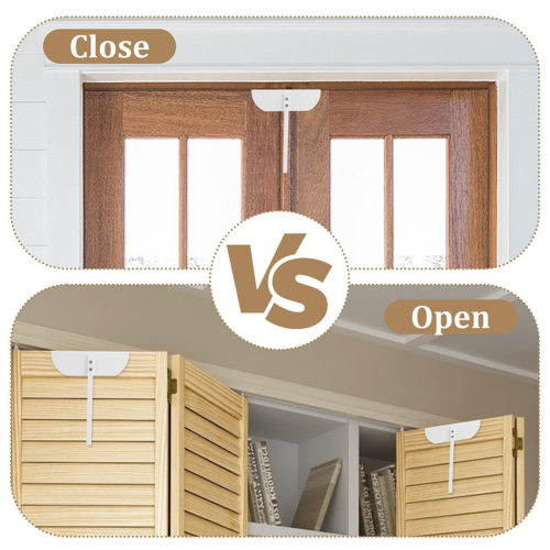 Metal Bifold Door Lock, Bi-fold Door Lock Installation-Free 1