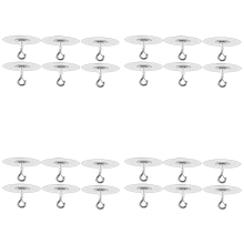 6Pcs Adhesive Ceiling Hooks for Popcorn Concrete Ceiling Wall