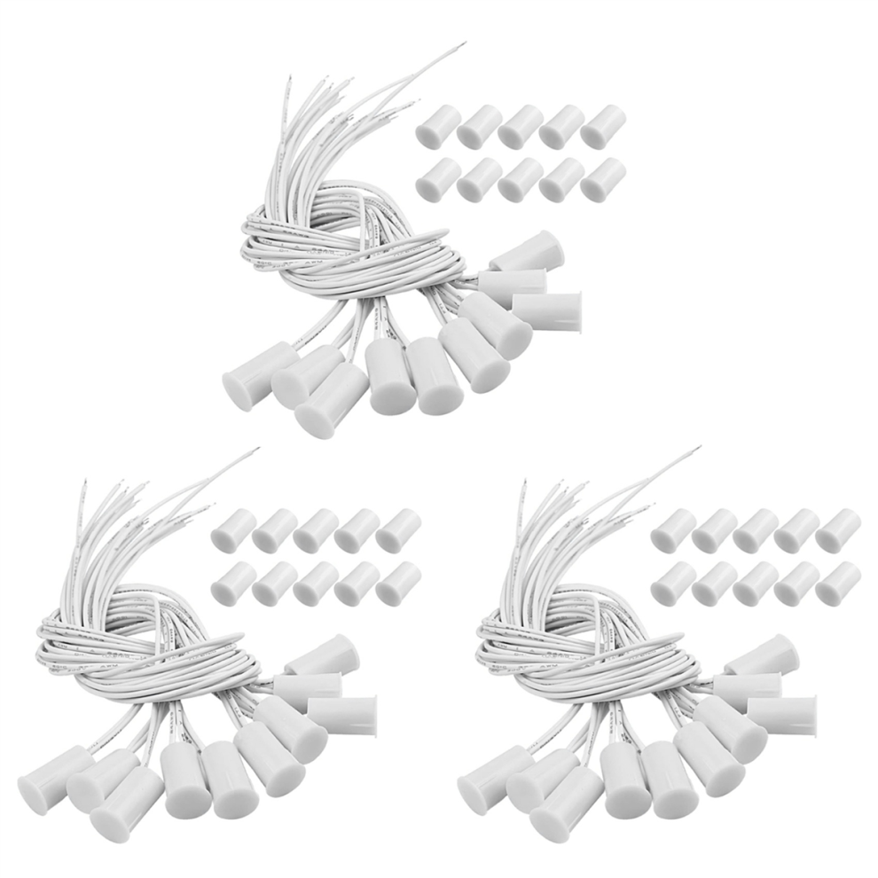 Magnetic Door Switch Rc-33 Nc Recessed Wired Sensor Alarm (10 Sets) 4714141510040