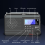 Portable AM/FM/SW Big Rechargeable Battery Operate Clock Radio 4