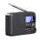 Portable AM/FM/SW Big Rechargeable Battery Operate Clock Radio 2