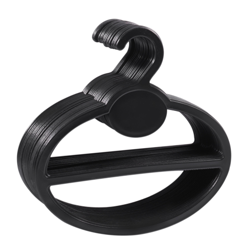 20 grucce ovali in plastica per sciarpe e scialli nere 13,5 cm 12,5 cm