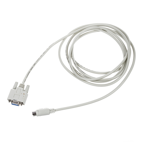 Καλώδιο λήψης DB9P σε 8P Mini Din RS232, λευκό, 8,2 πόδια για PLC -EH 2