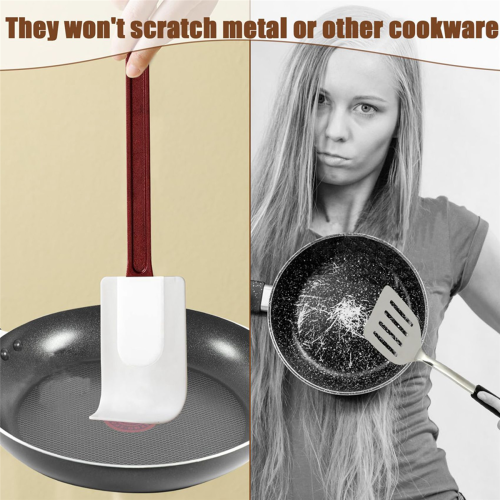 Heavy Duty Spatula and Spoonula High Heat Silicone Spatula 1