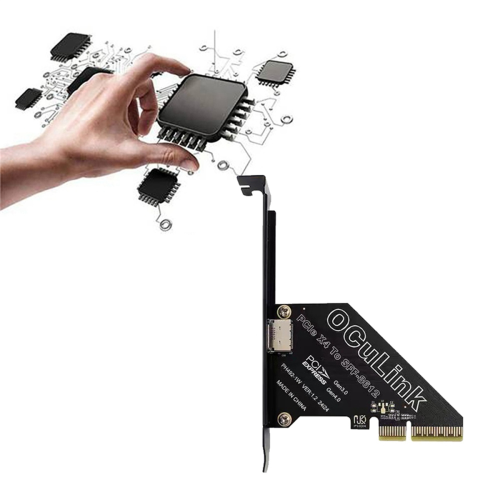 PCIe 4.0 X4 to Oculink SFF8611/8612 Expansion Card for Win/Linux 1