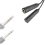 GA Dual Plugs Aviation Headphone to 2-Pin Pilot Headset Connector 2