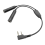 GA Dual Plugs Aviation Headphone to 2-Pin Pilot Headset Connector 1