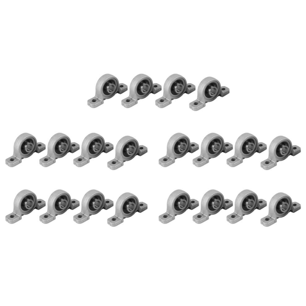 4Pcs Kp08 Pillow Block Mounted Ball Bearing (8Mm Bore) Zinc Alloy 4714141517995