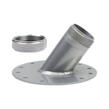 Cuello de llenado de celdas de 45 grados con tapa de aluminio