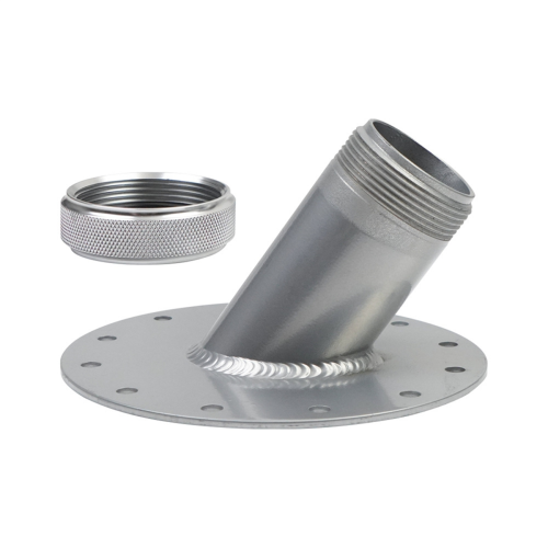 45-Grad-Zellen-Einfüllstutzen mit Aluminiumkappe