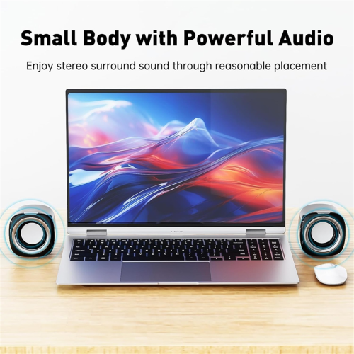 Computerlautsprecher für PC, Mini-Computerlautsprecher mit Bluetooth 1