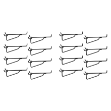 8Pcs 6In Metal Utility Hook Set, for Garage Workbench Art Craft Room