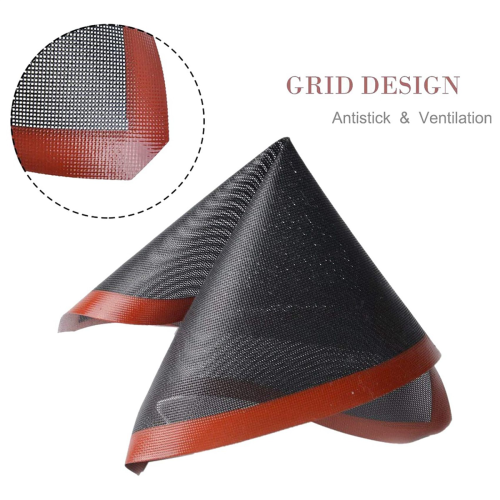 2 Pcs Silicone Baking Mat Sheet,Non-Stick Mesh Double-Sided Available 2