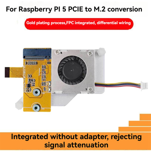 For 5 PCIe to M.2 NVMe SSD Mini V2 Expansion Board 2