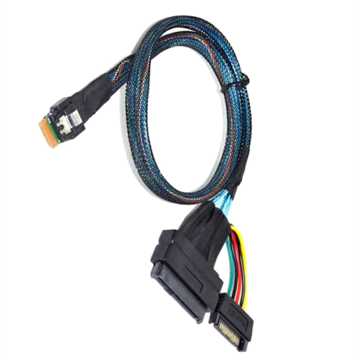 Καλώδιο SSD U.2/U.3 SAS SFF-8654 4i σε καλώδιο δεδομένων U.2 U.3 SFF-8639 2