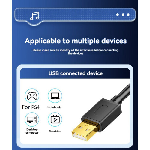 USB naar optische SPDIF-audioconverter 1
