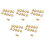 Conector coaxial de solda macho SMA 10x dourado 1