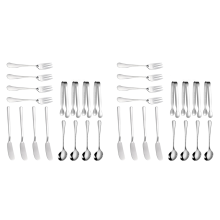 Conjunto de facas para espalhar manteiga e queijo, acessórios para charcutaria (prata)