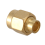 Conector coaxial de solda macho SMA 10x dourado 2