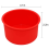 4 Inch Baking Pan Silicone Baking Mold Bakeware Pan Red, Set of 6 4