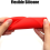 4 Inch Baking Pan Silicone Baking Mold Bakeware Pan Red, Set of 6 3