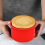 4 Inch Baking Pan Silicone Baking Mold Bakeware Pan Red, Set of 6 5