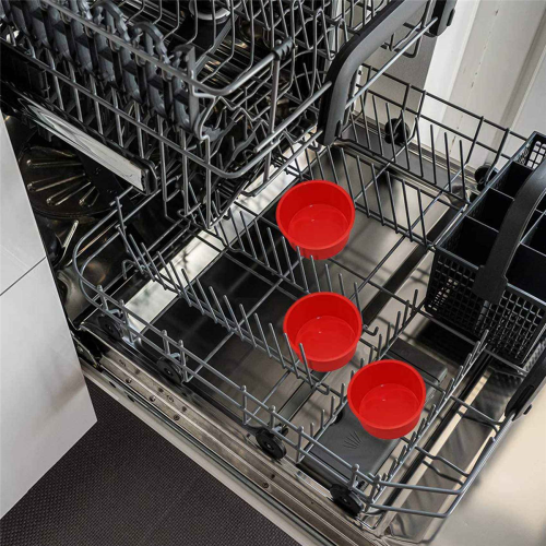4 Inch Baking Pan Silicone Baking Mold Bakeware Pan Red, Set of 6 1
