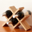 Wine Rack Countertop Wooden Wine Bottle Holder 2