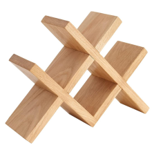 Wine Rack Countertop Wooden Wine Bottle Holder