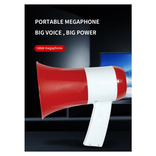 Νέο ηχείο 100W με φορητή σειρήνα φωνής Bullhorn 1