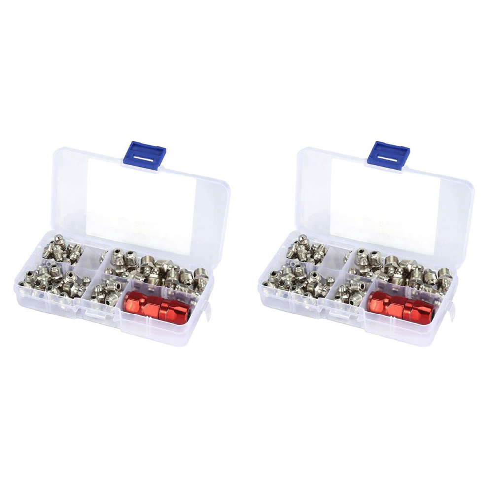 61Pcs/Set Grease Fitting Pack M6/M8/M10 Grease Nipple Fitting Kits-image-OPC-PJ28H57-NEW