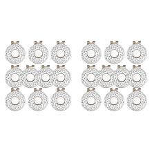 Magnetische Golfhut-Clips, Ballmarkerhalter, Silber