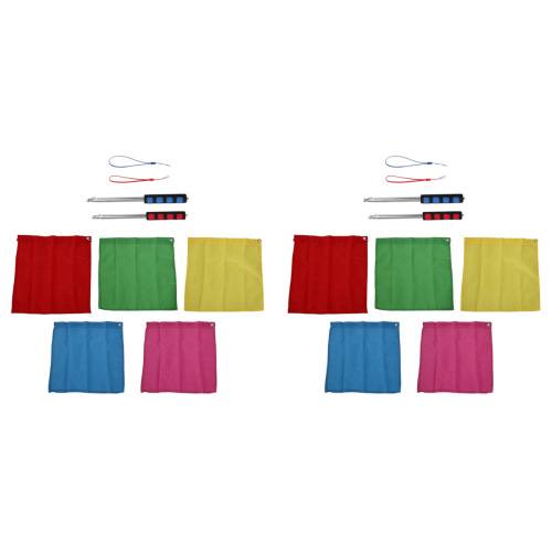 Telescopic Flagpole and 5PCS Horse Training Flag, Tour Guide Flag 2
