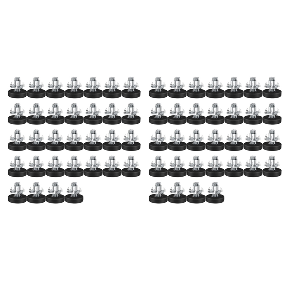 32 Pcs M6 Thread Adjustable Furniture Levelers Screw In Chair Feet 4714141526676