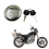 Tampa do tanque de combustível de motocicleta com trava e 2 chaves para GN250 5