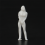 1:50 White Figures Architectural Model Human Scale HO Model ,100 Pcs 5
