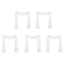 Tecido para drapeado de arco de casamento 29,5 polegadas x 19,6 pés para cerimônia de casamento