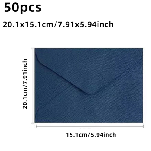 50 τεμάχια φακέλους 20,1x15,1cm για προσκλήσεις γάμου C 1