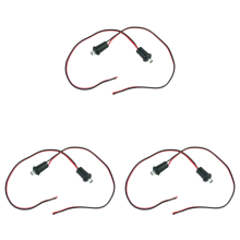2 Pcs 12V Blue Flashing Dummy Fake Car Alarm Dash Mount LED Light