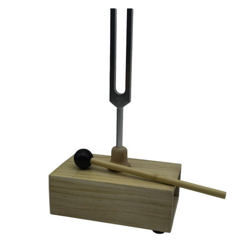 Stemvork 512HZ trilling met houten resonatorbox 2