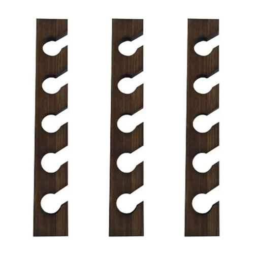 Huthalter aus Holz mit Ablagefläche, Farbe Walnuss-Imitation