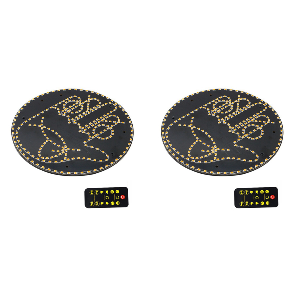 4 Emojis And 4 Gestures Finger Flicker Car Hand With Remote Light 4714141530994