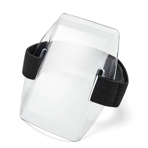 6Pcs Armband ID Card Holder with Adjustable Elastic Strap 1