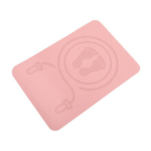 Training mat TPE for rope skipping, yoga, and Pilates, soundproof, slipresistant, and shockabsorbing for fitness equipment and floor protection.