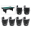 6PC Billiard Pool Table Pockets Table Accessories Space Saving Sturdy 2