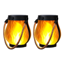 Solarlaternen Lichter Flackernde Flamme Gartenlichter