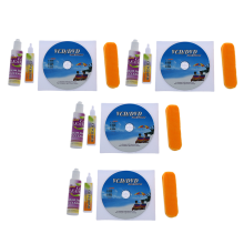 Kit de limpieza de lentes de mantenimiento para reproductor de CD y DVD 4 en 1